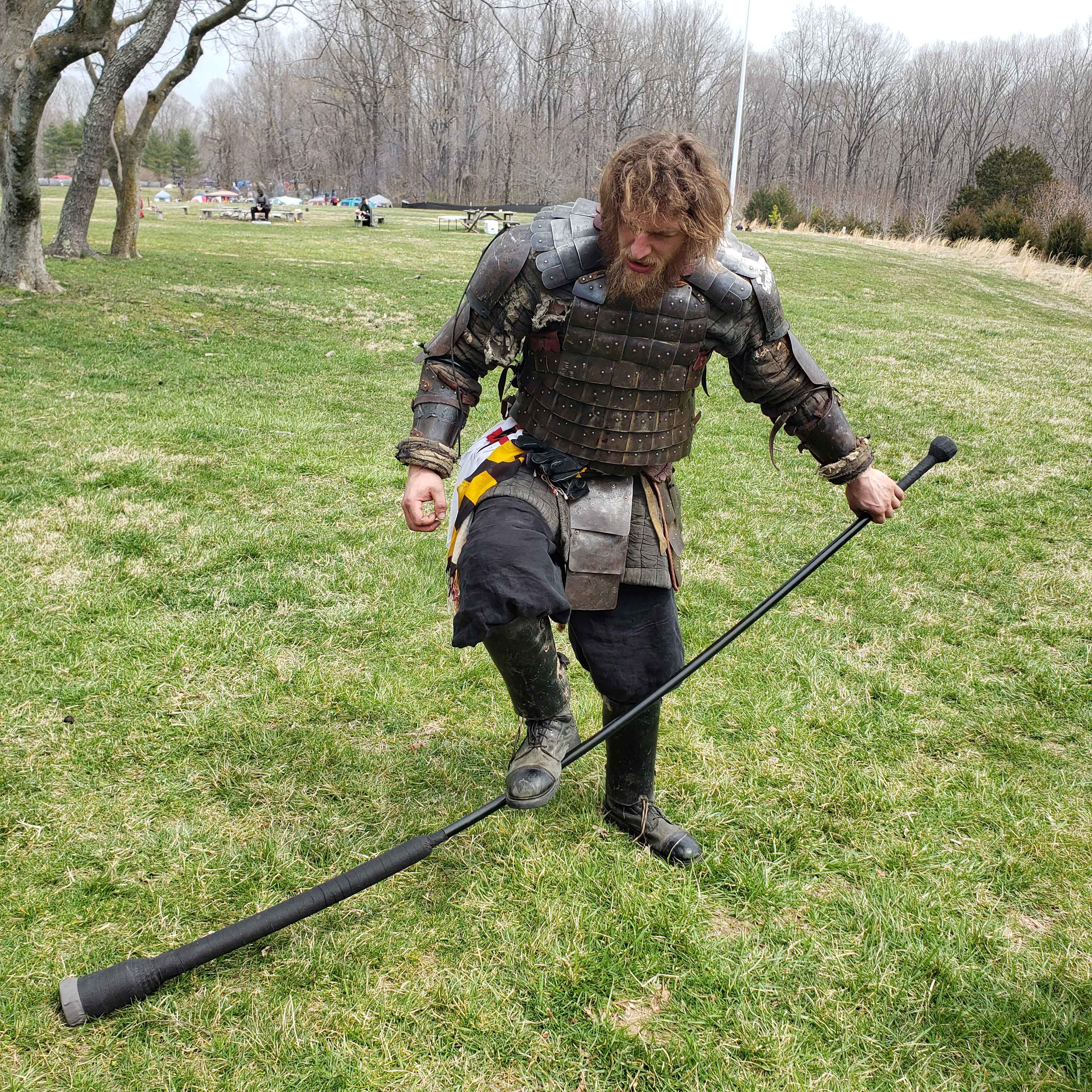 Amtgard Heavy Padded Sword (4-in Wide Blade) - Gorg the Blacksmith