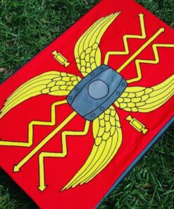 Foam Tower Shield with Roman Applique Cover