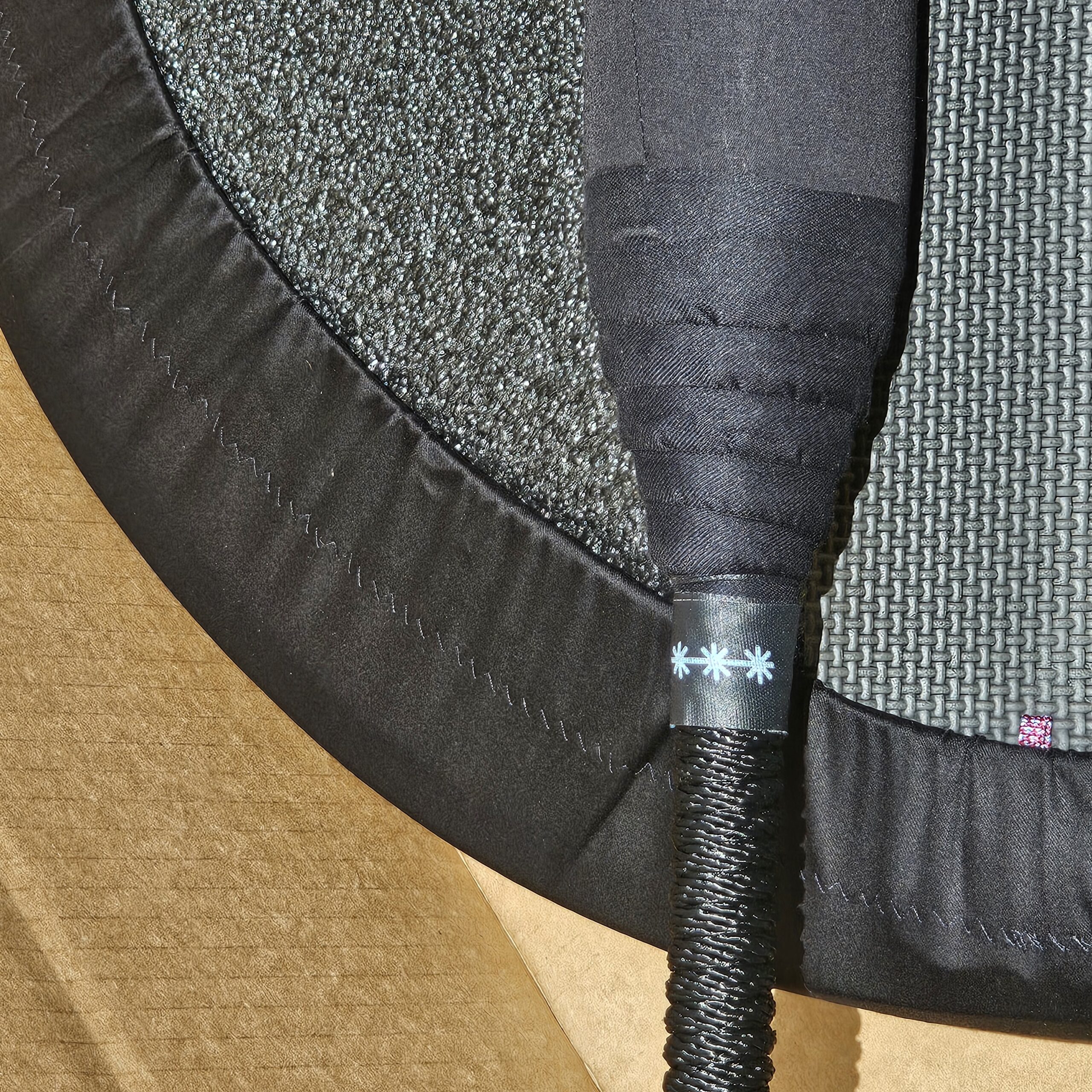 bat and board set closeup on 34" classic bat handle and 27" foam punch shield edge