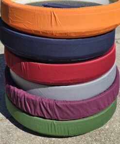 Stack of Domed Tire Shields