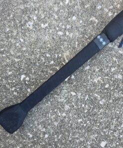 Oblong handle and flat pommel for 40" down stick or stupid long bat shown at the wide angle