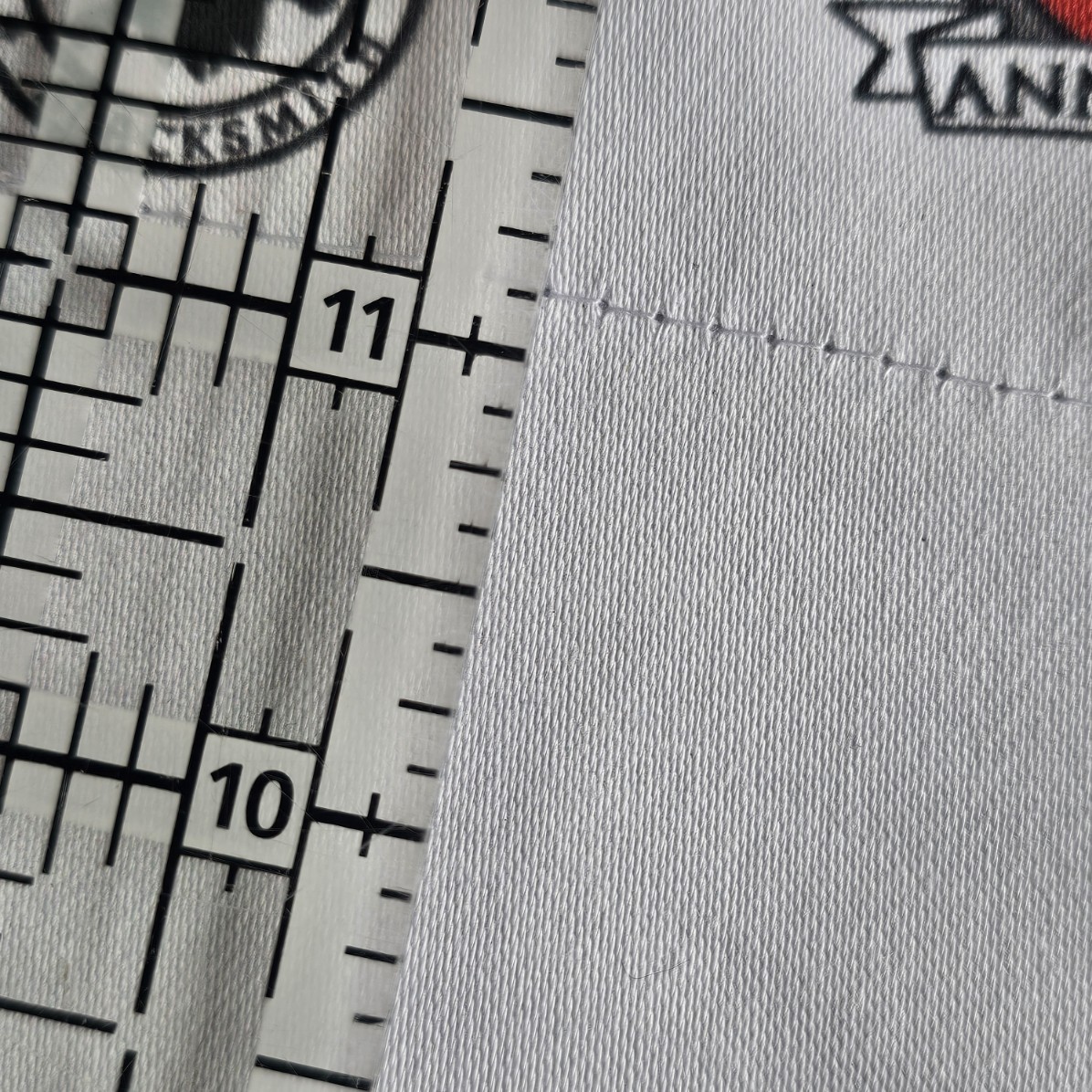Passport Belt Flag for Belegarth Silver Jubilee - Measures 11" of Stampable space below the top seam