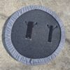 Round Shield (27") Buhurt Soft Kit Shield - Belegarth Center Strap Shield - Strap Side