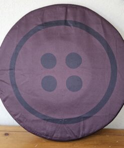 Buttoned Up Printed Cover on 23" Foam Shield