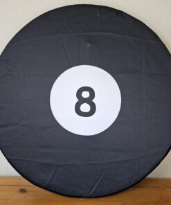 Corner Pocket Eight Ball Printed Cover on 23" Foam Shield