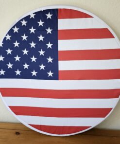 Murrica American Flag Printed Cover on 23" Foam Shield