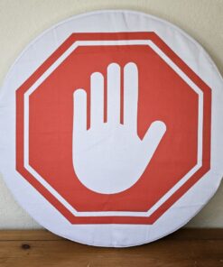 Talk to the Hand Printed Cover on 23" Foam Shield