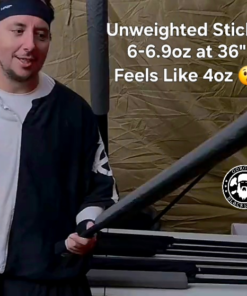 Unweighted Sticks - A Larp Athlete is holding a foam sword in shock that it weighs 6oz because it feels like 4oz
