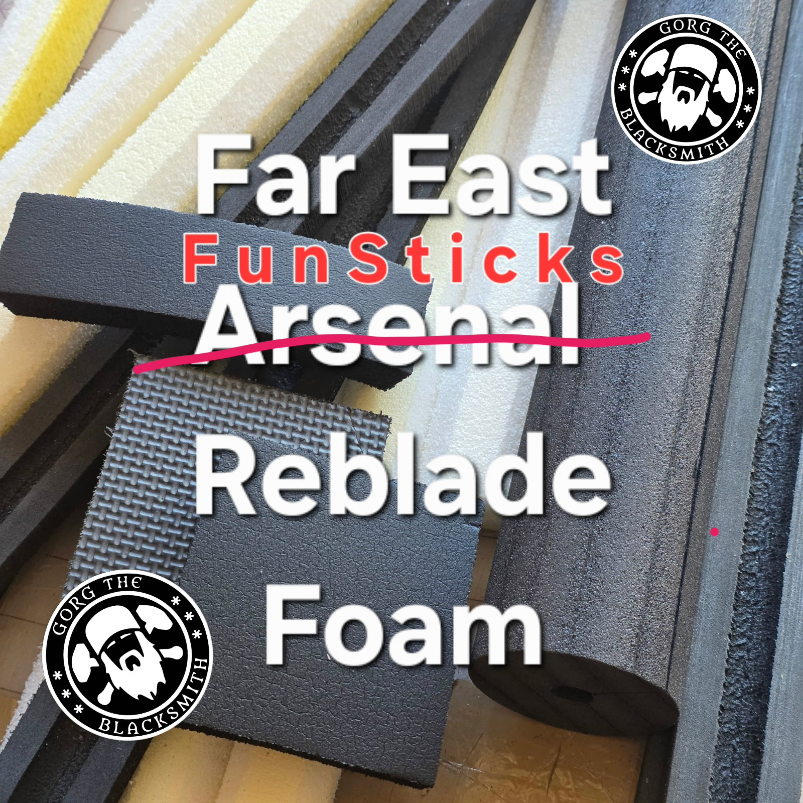 Far East Fun Sticks Reblade Foam